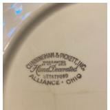 Vintage glass plates-see pictures for maker
