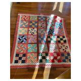 checkered quilt