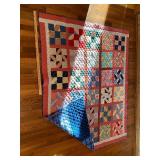 checkered quilt