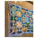 62x68 patterned quilt top
