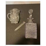 Decanter/pitcher glass stir stick