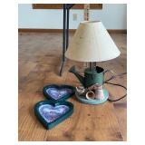 Garden/bird lamp & bird wall decor