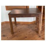 Wood end table