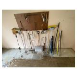 Outdoor equipment, tools.  Peg board not included