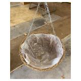 Hanging plant basket, fall decor