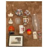 Miscellaneous decor, candles