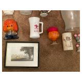 Miscellaneous decor, candles