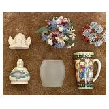 Miscellaneous decor, candles