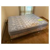 Queen size mattress, damaged, queen/full adjustable frame