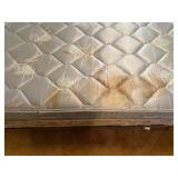 Queen size mattress, damaged, queen/full adjustable frame