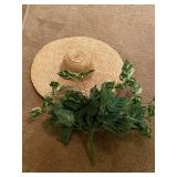Sun hat/ greenery