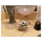Miscellaneous decor, glassware, vases