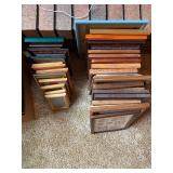 Lot of picture frames, various sizes