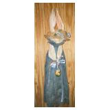 Angel/witch/bunny handmade paper decor