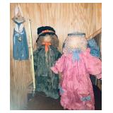Angel/witch/bunny handmade paper decor
