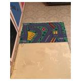 Kids car rug map