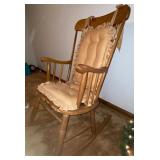Beautiful wood rocking chair