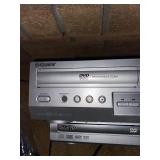 Sony DVD/VHS player, Sanyo DVD player (untested)