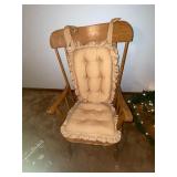 Beautiful wood rocking chair