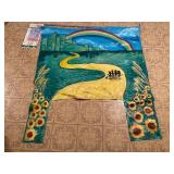 Home made Wizard of Oz scene with stencils