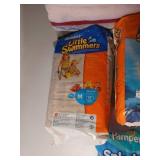 Outdoor towels, swim diapers