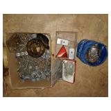 Miscellaneous hardware, ashtrays.