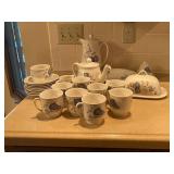 28 piece Sylvan Tea Set.