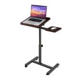 Seville Classics Tilting Sit/Stand Computer Desk Cart