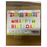 Bohlee Store Happy Birthday Lawn Sign