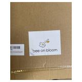 Bee on Bloom Vertical Sunflower Home Sign