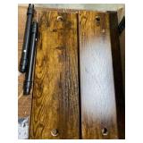 Rustic Industrial 2 Tier Shelf