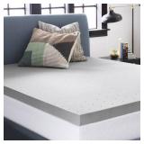 Lucid Bamboo Charcoal Memory Foam Mattress Topper
