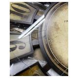 FirsTime & Co. Numeral Plaques Large Clock