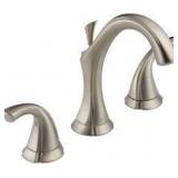 Delta 2 Handle Widespread Bathroom Faucet