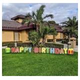 Bohlee Store Happy Birthday Lawn Sign