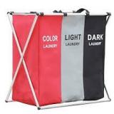 Laundry 3 Hamper Cart