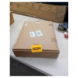 crafting kit with white shelf