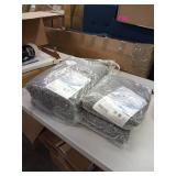 mayshine 3pc bathmat grey