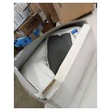 cervical pillow contour memory white and grey pillow