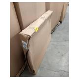 white and gold folding chair