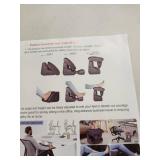 footrest tan and black