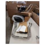 round bar stool black