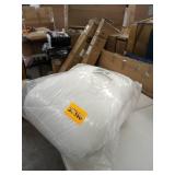 white quilted mattress cover full queen