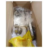 emliviar 3 light silver and gold light fixture