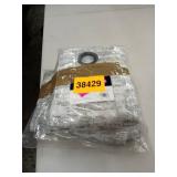 Sun Zero Parrish Distressed Grid Thermal Extreme 100% Blackout Grommet Curtain Panel, 40" x 84" 2 pkgs