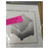 large patio armless chair cover brown 1only extra thick water resistant