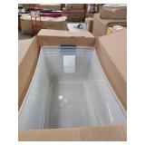 Rubbermaid Cleverstore 95 Quart Clear Plastic Storage Container & Lid, (4 Pack) broken lids