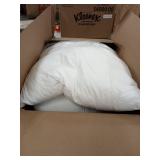 utopia bedding white pillow set of 2 22x22in