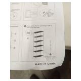 carbon steel rack with 6 shelf black