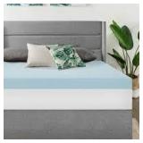 Best Price Mattress 4 Inch Ventilated Memory Foam Mattress Topper Cooling Gel queen